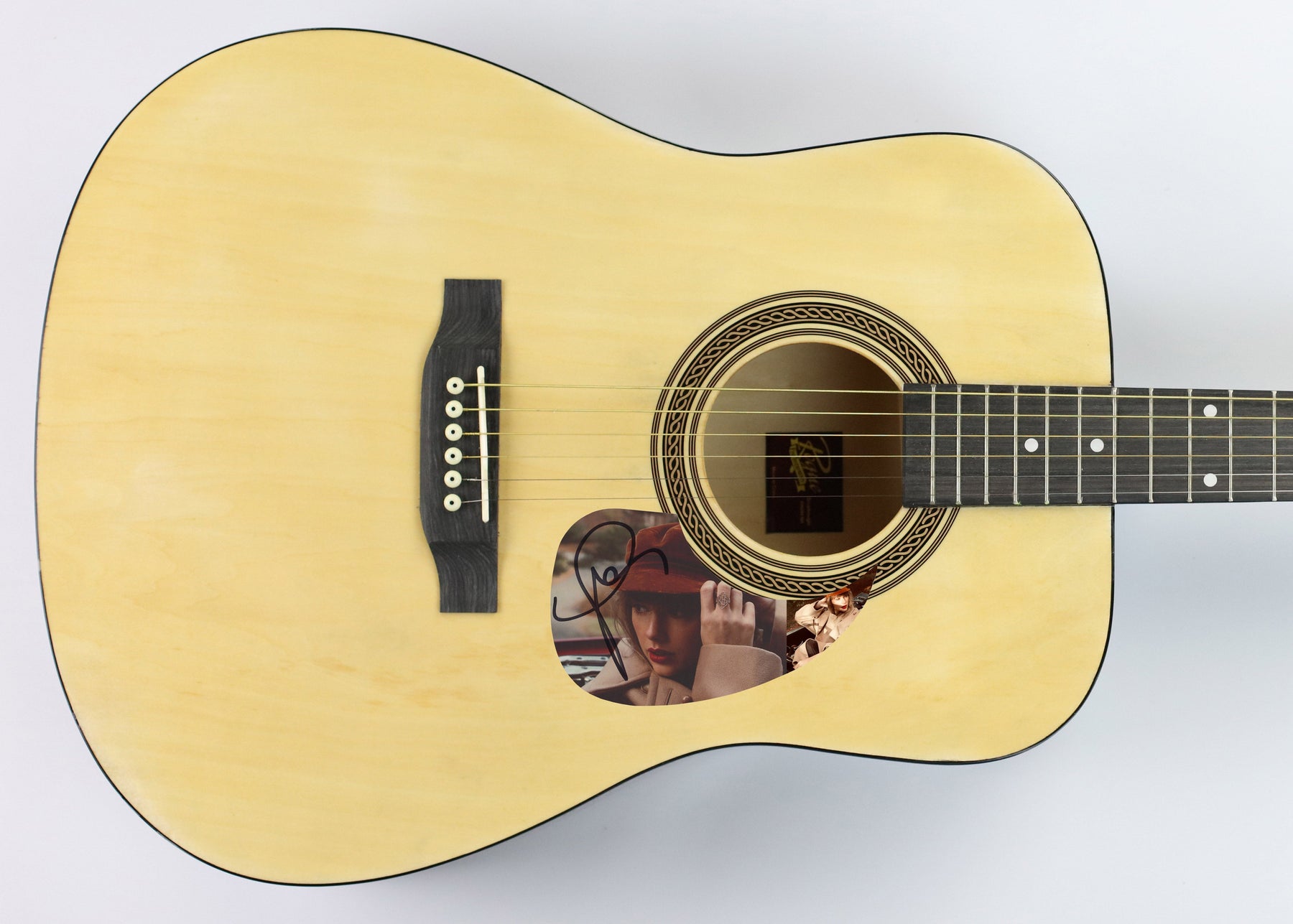 Taylor Swift Autographed Signed Acoustic Guitar Red Taylor