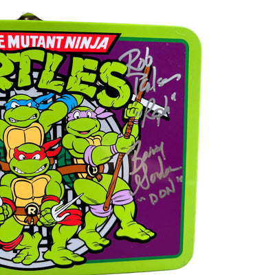 Teenage Mutant Ninja Turtles Signed Metal Lunchbox Autographed JSA COA