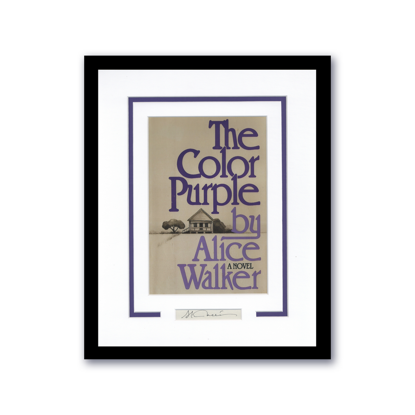 The Color Purple Alice Walker Signed 11x14 Framed Photo Black History ACOA