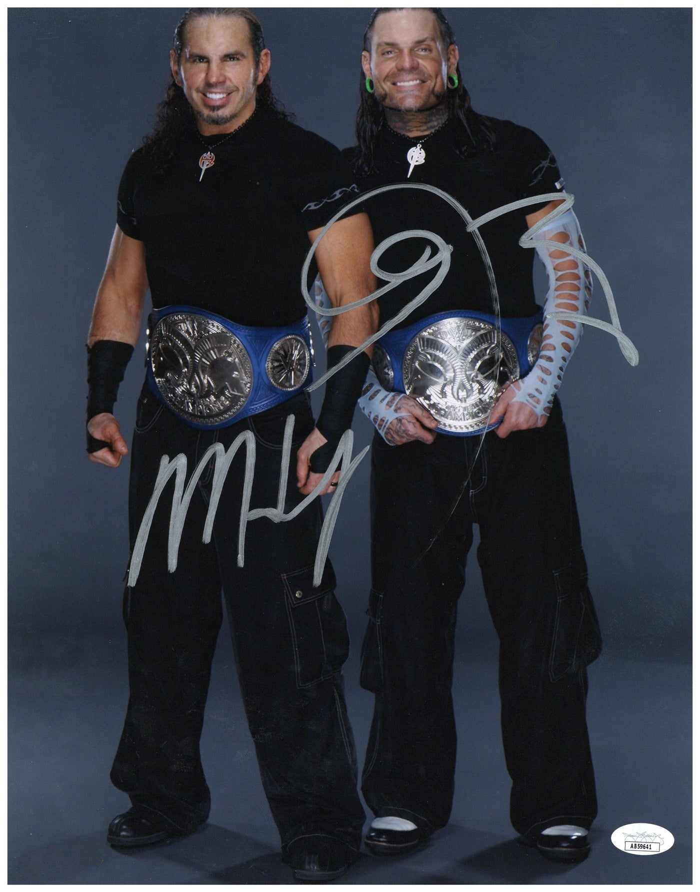 The Hardy Boyz Signed 11x14 Photo WWE AEW Autographed JSA COA 2