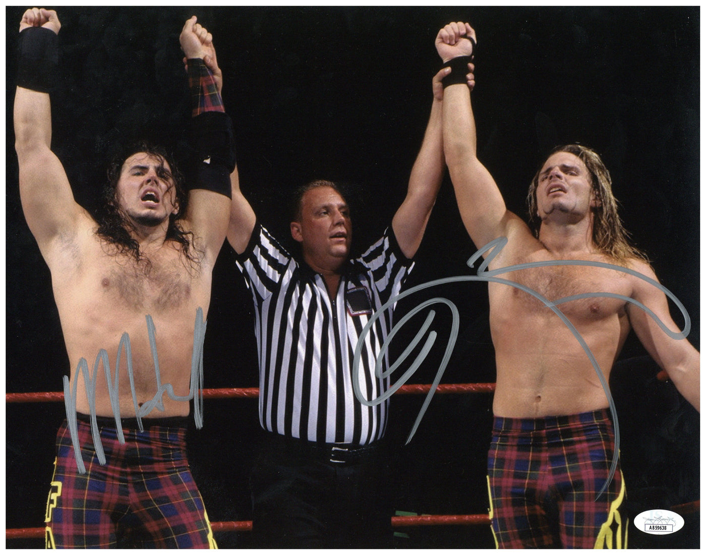The Hardy Boyz Signed 11x14 Photo WWE AEW Autographed JSA COA 4