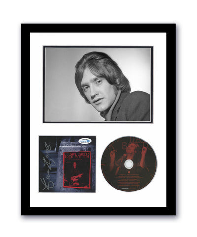 The Kinks Dave Davies Autographed Signed 11x14 Framed CD Photo Rock Bottom ACOA 2