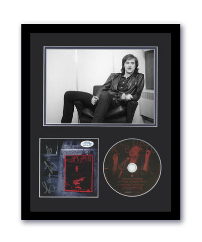 The Kinks Dave Davies Autographed Signed 11x14 Framed CD Photo Rock Bottom ACOA 5