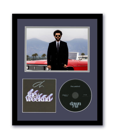 The Weeknd Autographed Signed 11x14 Framed CD Dawn FM ACOA 3