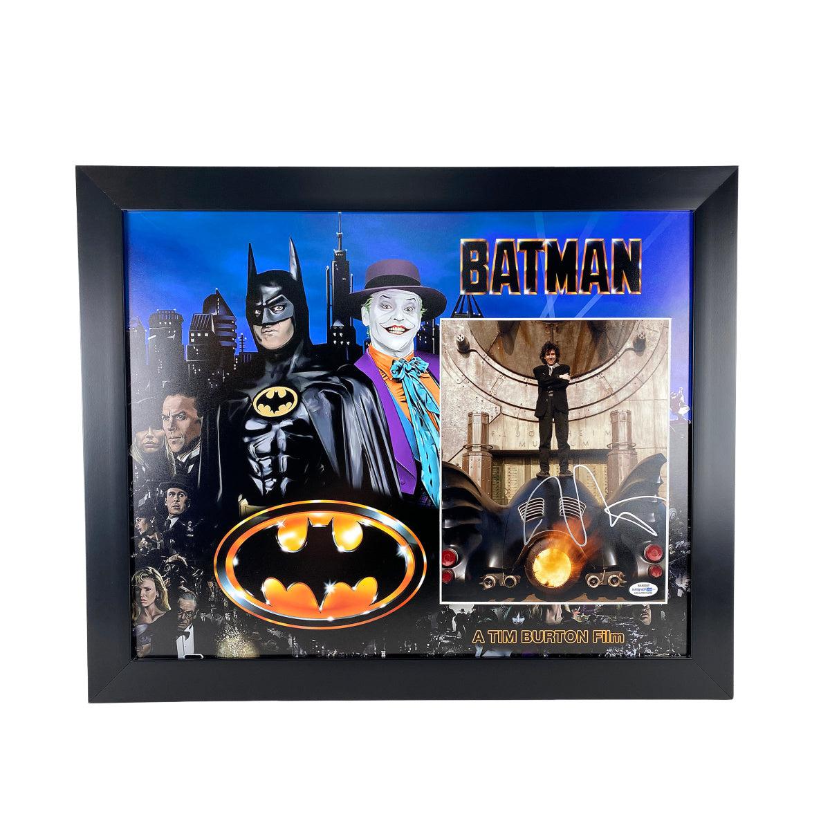 Tim Burton Signed 8x10 Photo Custom Framed Batman Autographed ACOA