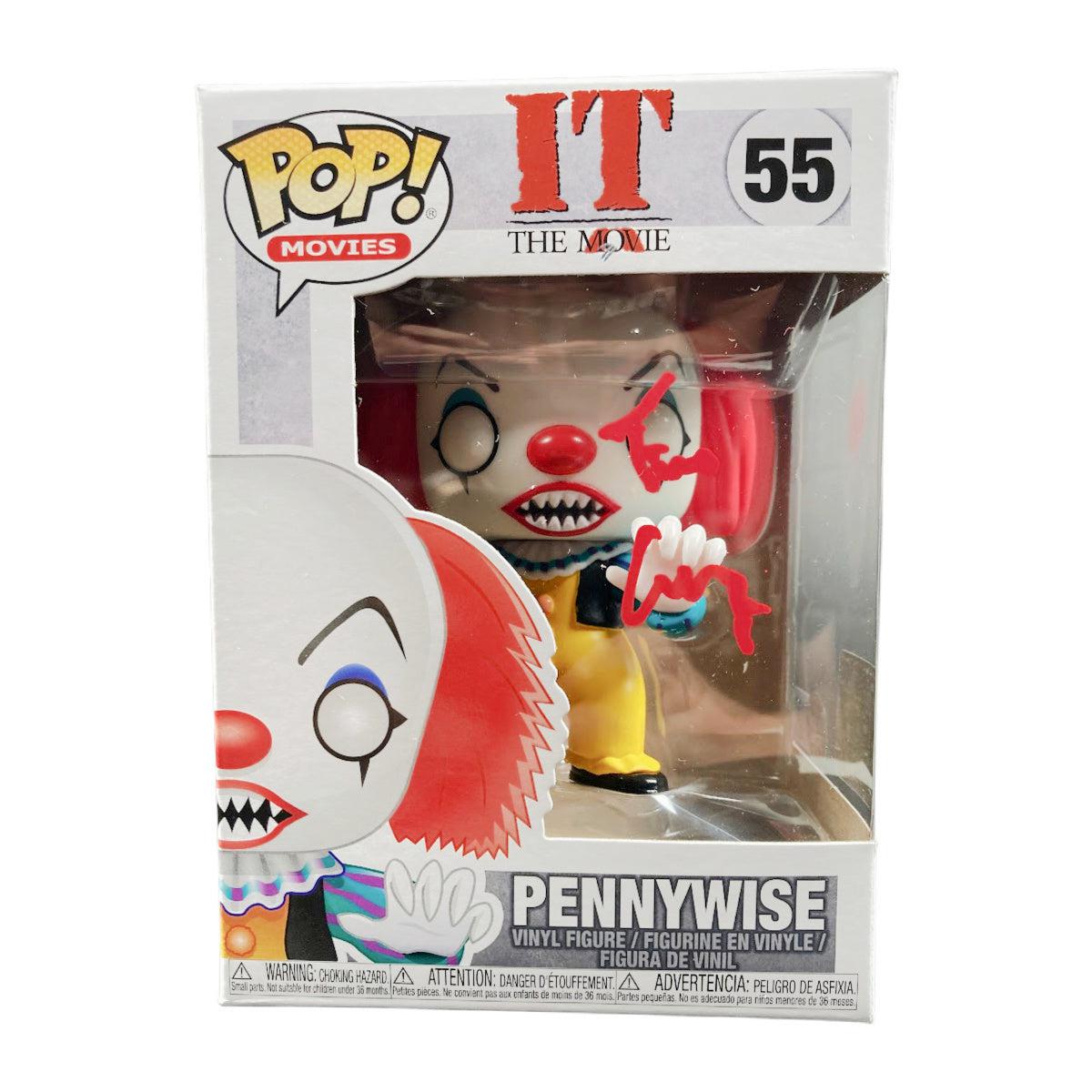 Tim Curry Signed Funko POP IT Pennywise #55 Autographed BAS COA
