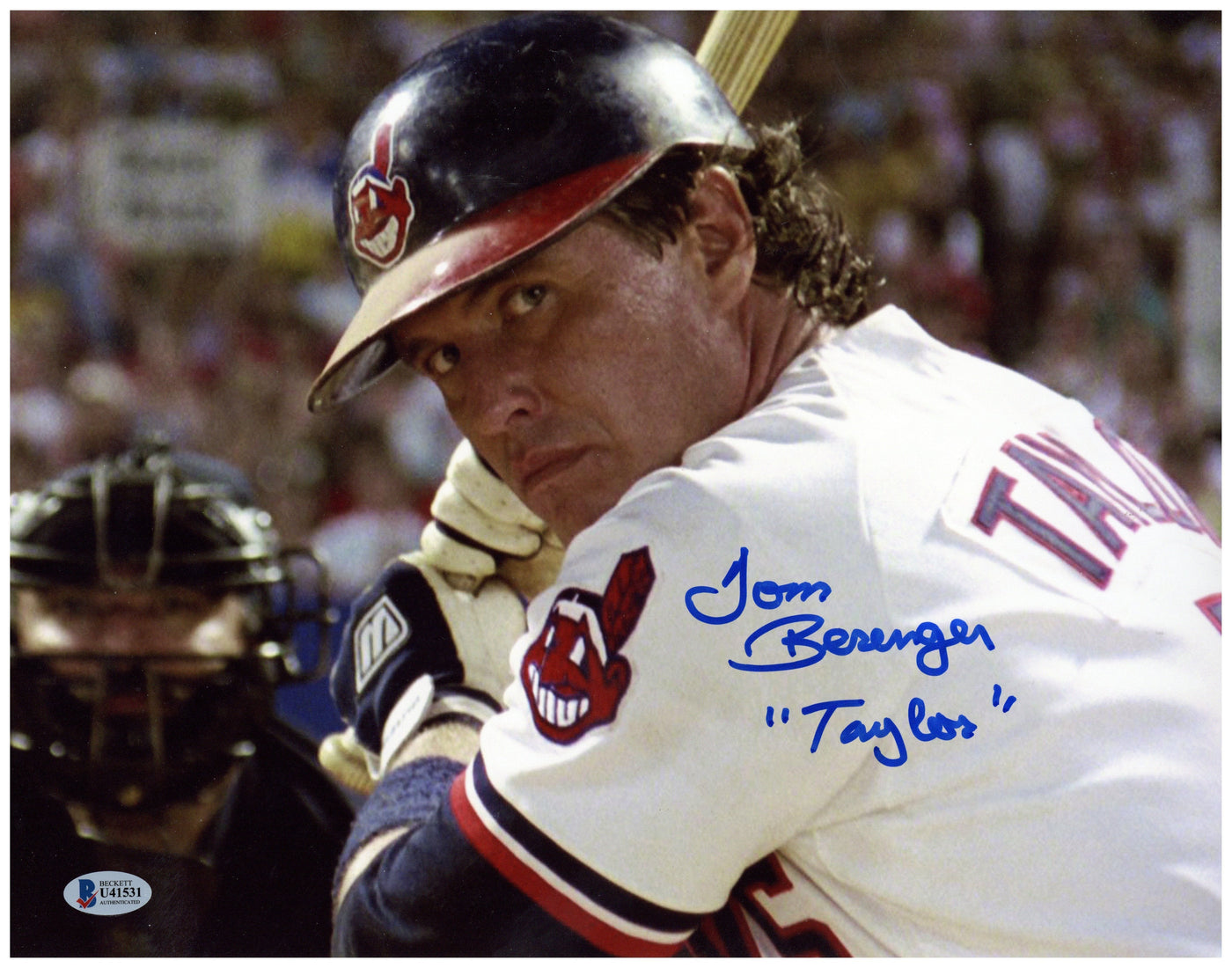 Tom Berenger Autograph 11x14 Photo Major League Taylor Signed JSA COA