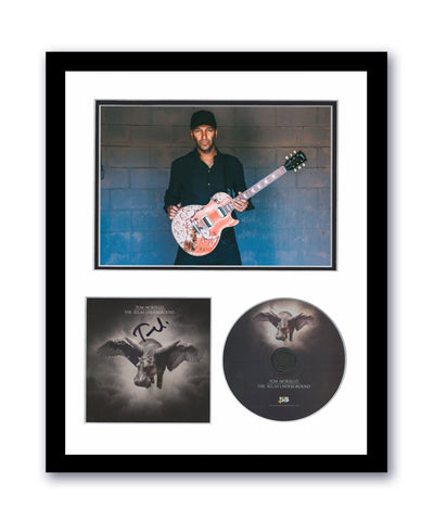 Tom Morello Autographed 11x14 Custom Framed CD Atlas Underground ACOA 6