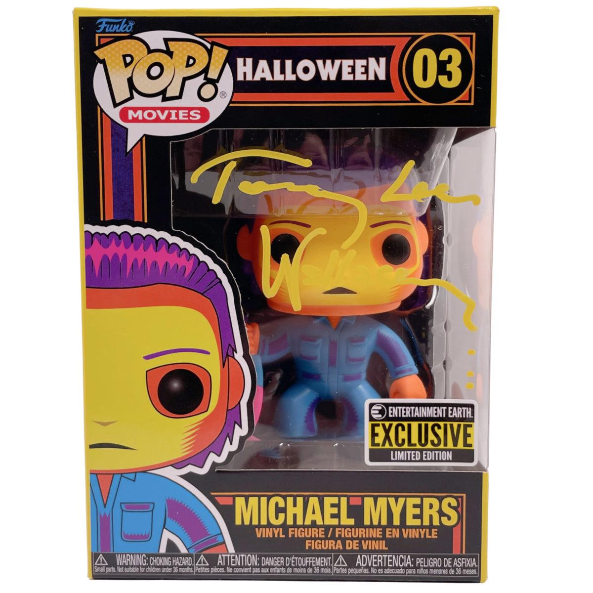 Tommy Lee Wallace Signed Funko POP Halloween Michael Myers EE GITD JSA ...