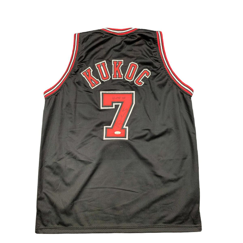 SALE Toni Kukoc Signed Custom Chicago Bulls Jersey Autographed JSA COA –  Zobie Productions