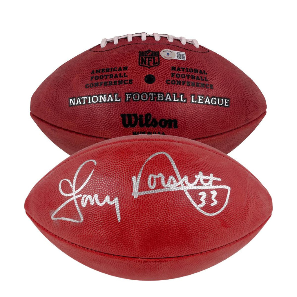 Tony dorsett hot sale autographed football