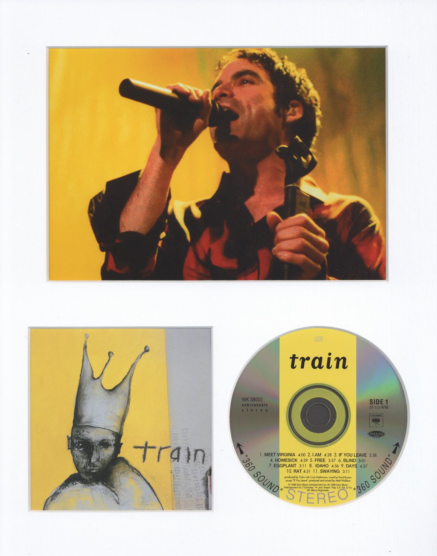 Train Custom Frame CD Photo Meet Virginia
