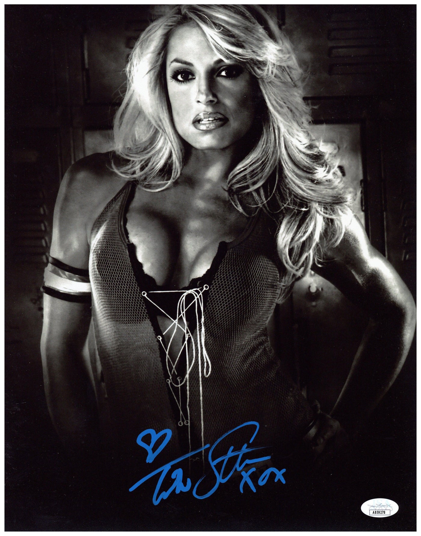 Trish Stratus Signed 11x14 Photo WWE Womans Champion Autographed JSA COA 2