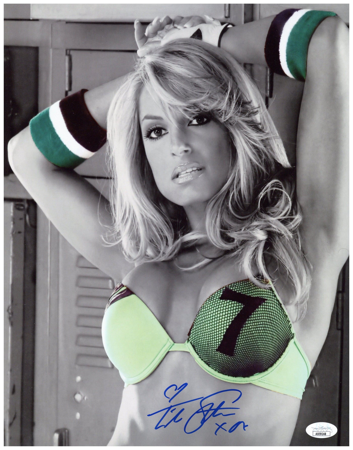 Trish Stratus Signed 11x14 Photo WWE Womans Champion Autographed JSA COA 3