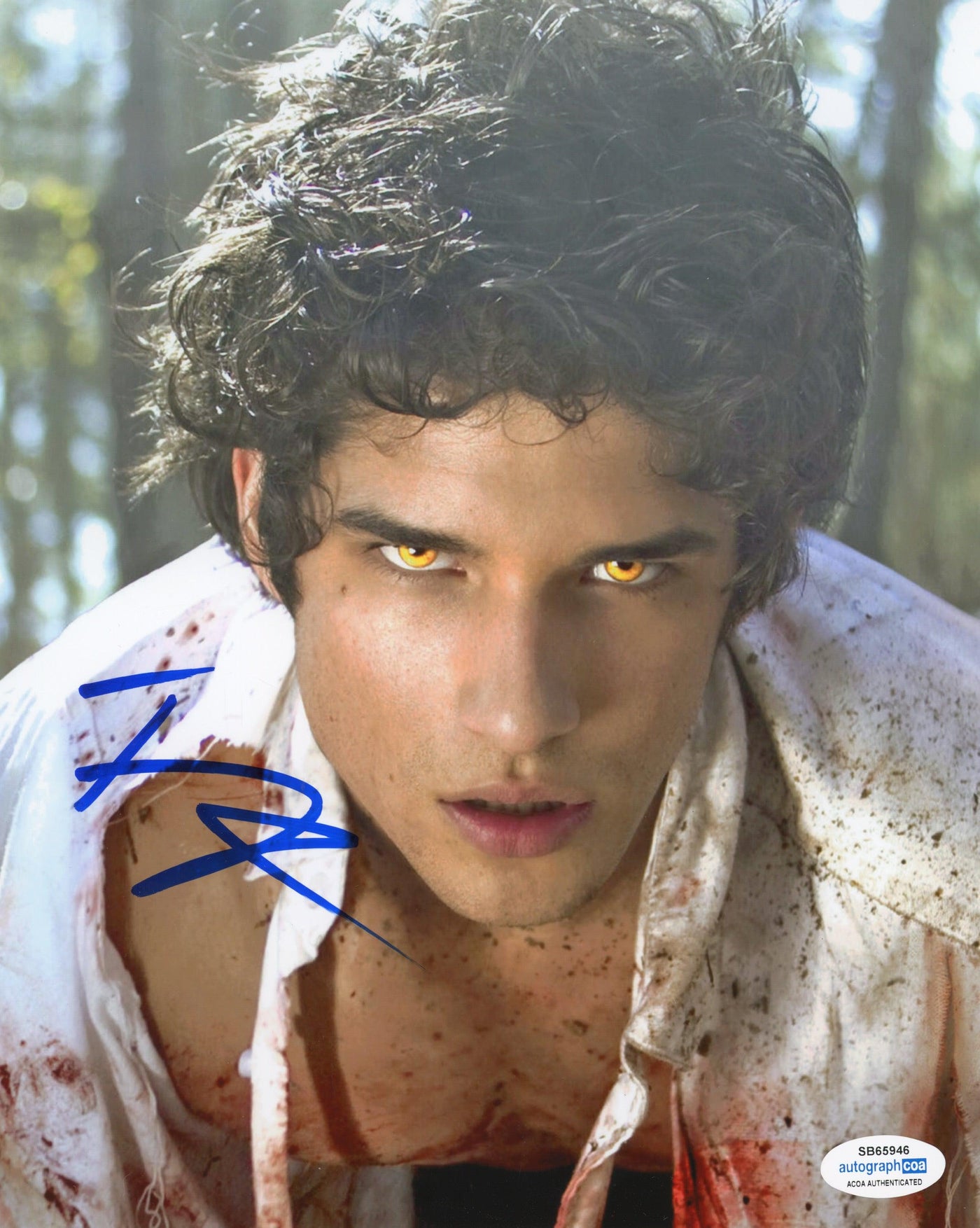 Tyler Posey Signed 8x10 Photo Teen Wolf Autographed ACOA #3