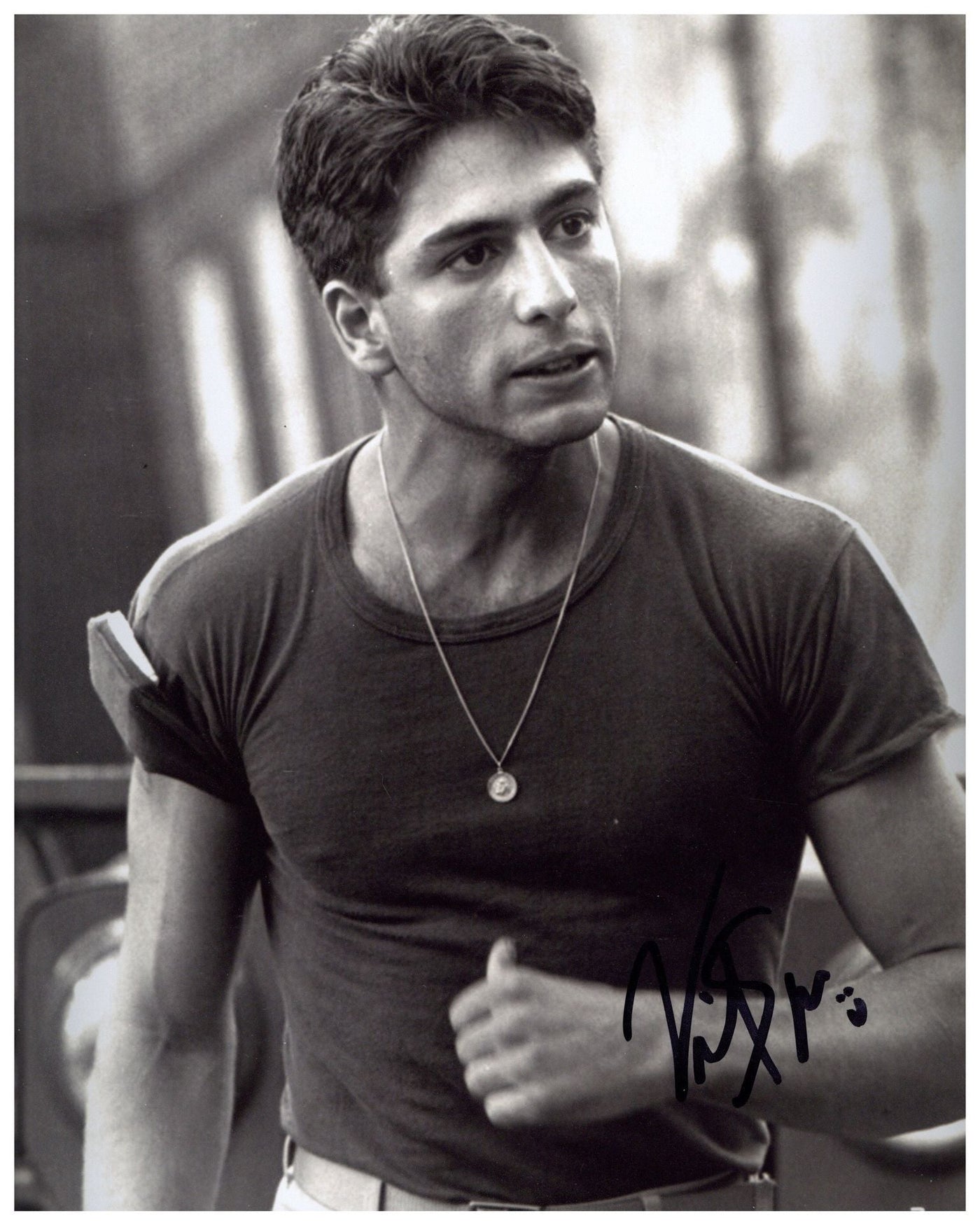 VINCENT SPANO SIGNED 8X10 PHOTO MARIA'S LOVER AUTOGRAPHED ACOA