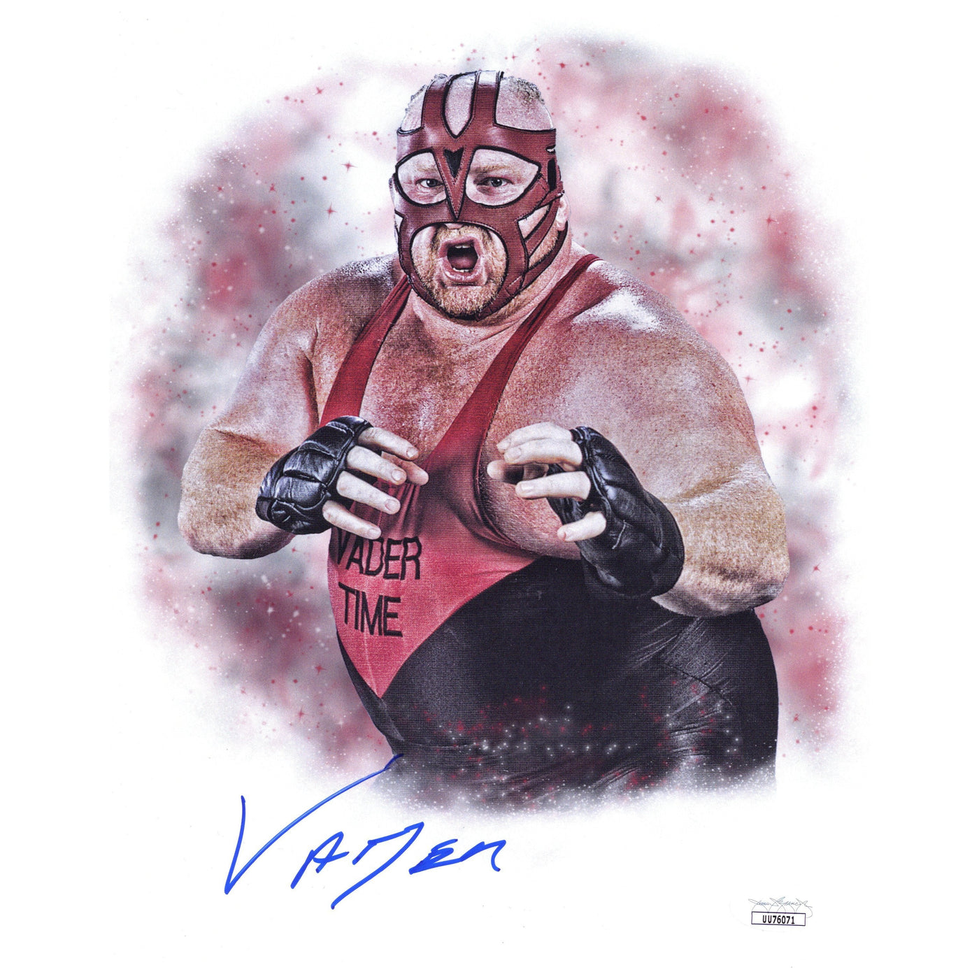 Vader Signed 8x10 Photo WWE WWF HOF Autographed JSA COA 3