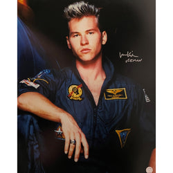 Image of Val Kilmer Signed 16x20 Photo Top Gun Iceman Autographed JSA COA 2