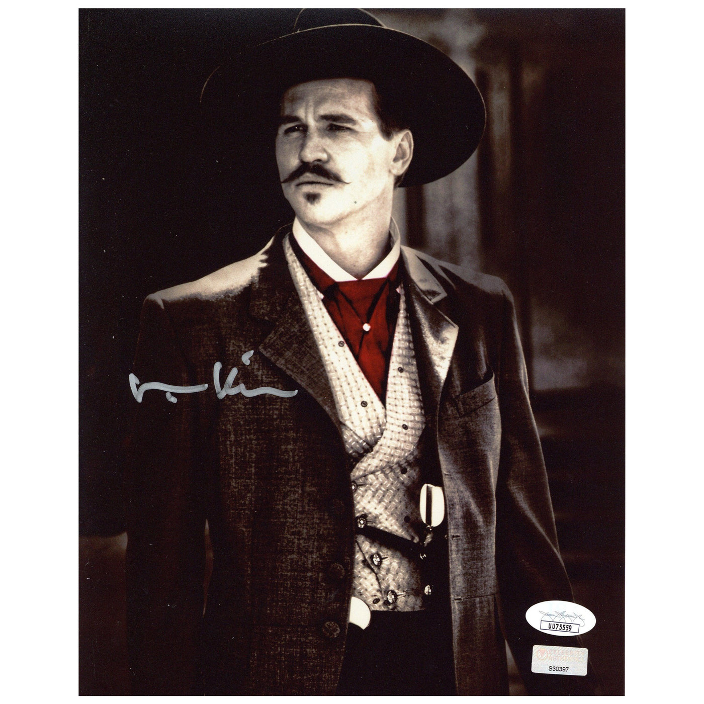 Val Kilmer Signed 8x10 Photo Tombstone Doc Holliday Autographed JSA COA 2