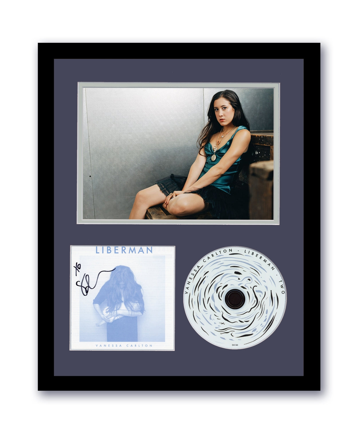 Vanessa Carlton Autographed Signed 11x14 Framed CD Photo Liberman ACOA3