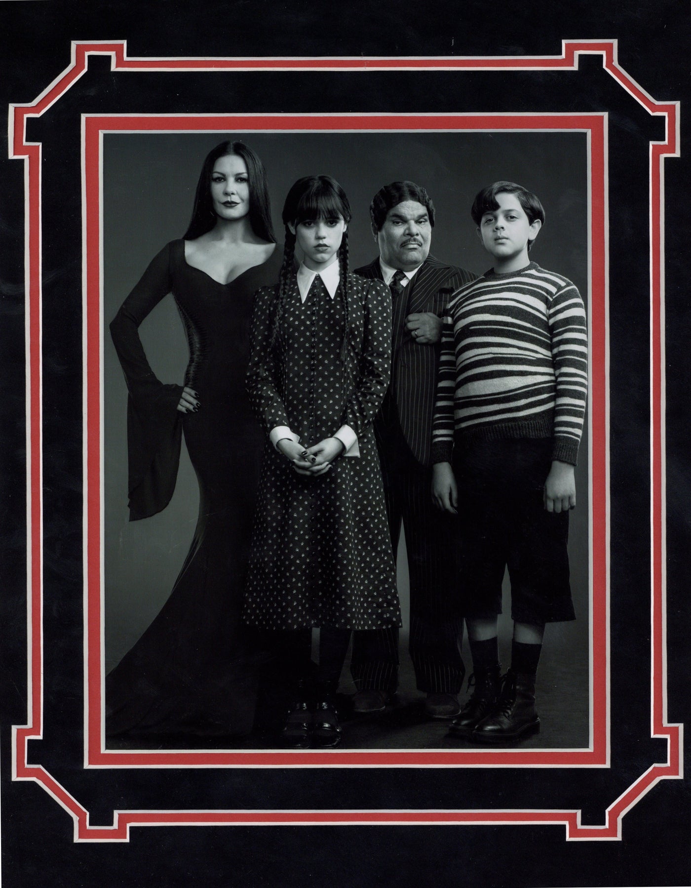 Wednesday Addams Family Show 11x14 Custom Frame Photo Jenna Ortega