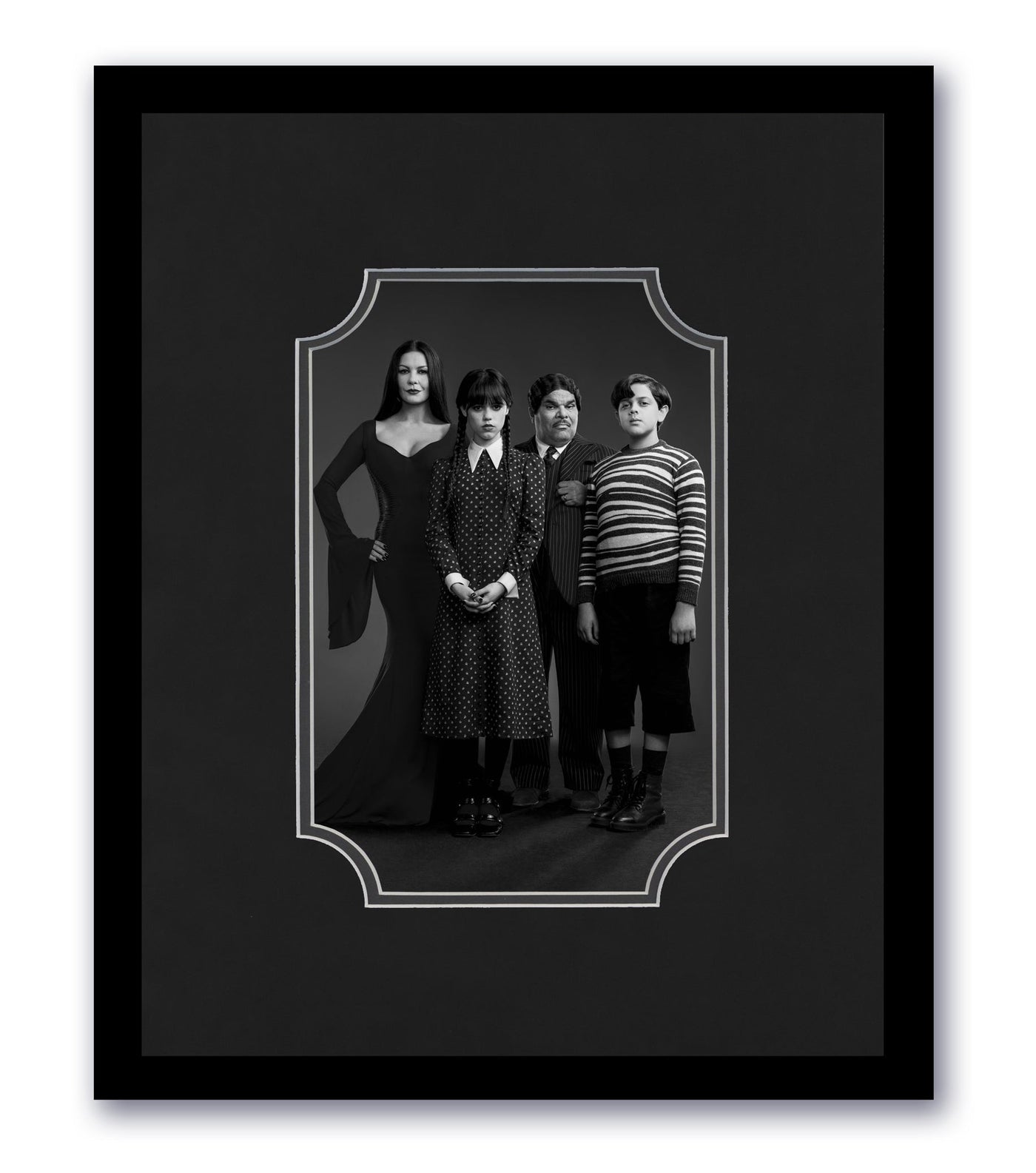 Wednesday Addams Family Show 11x14 Custom Framed Photo Art Jenna Ortega
