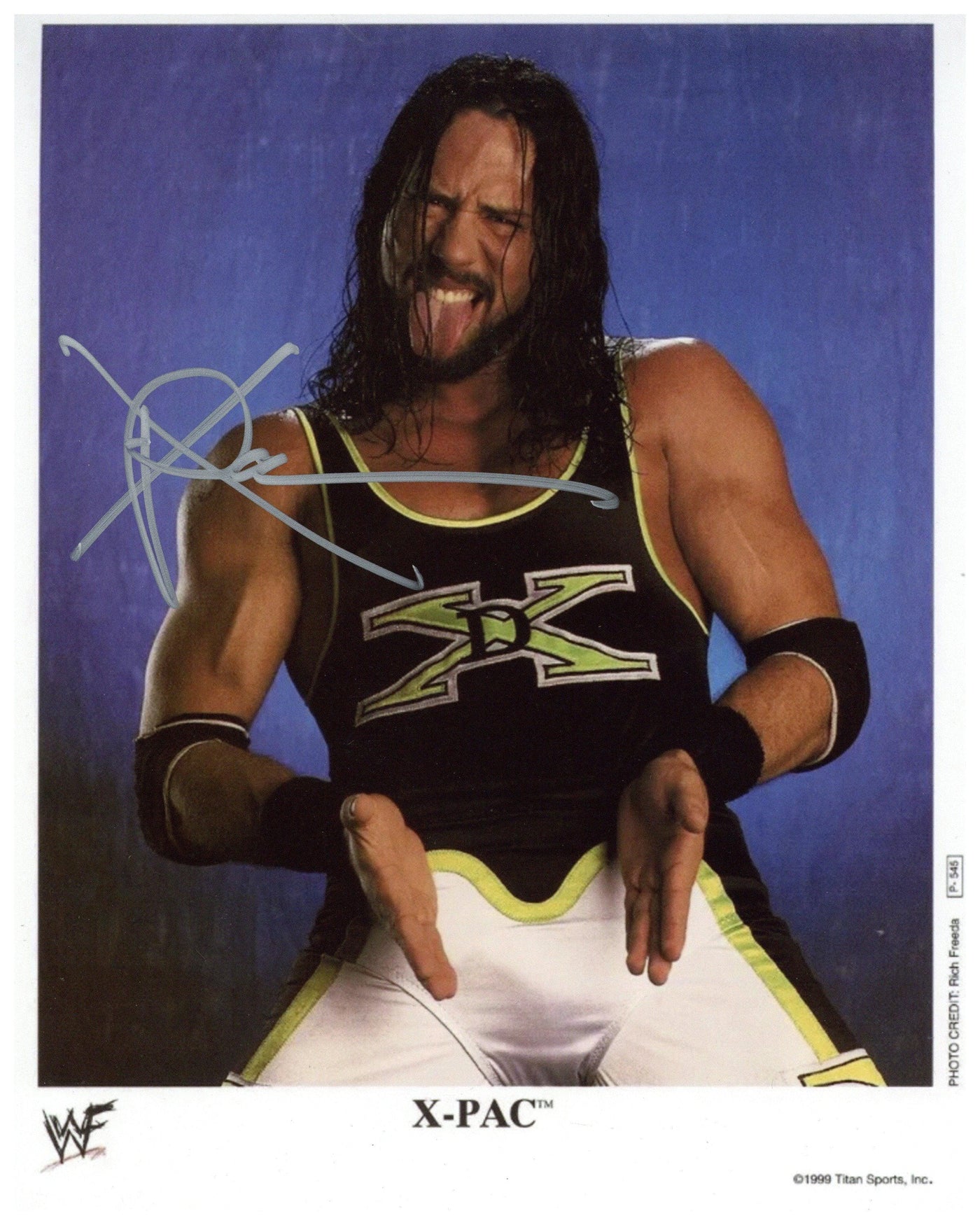 X-Pac Signed 8x10 Photo WWF Autographed Zobie COA