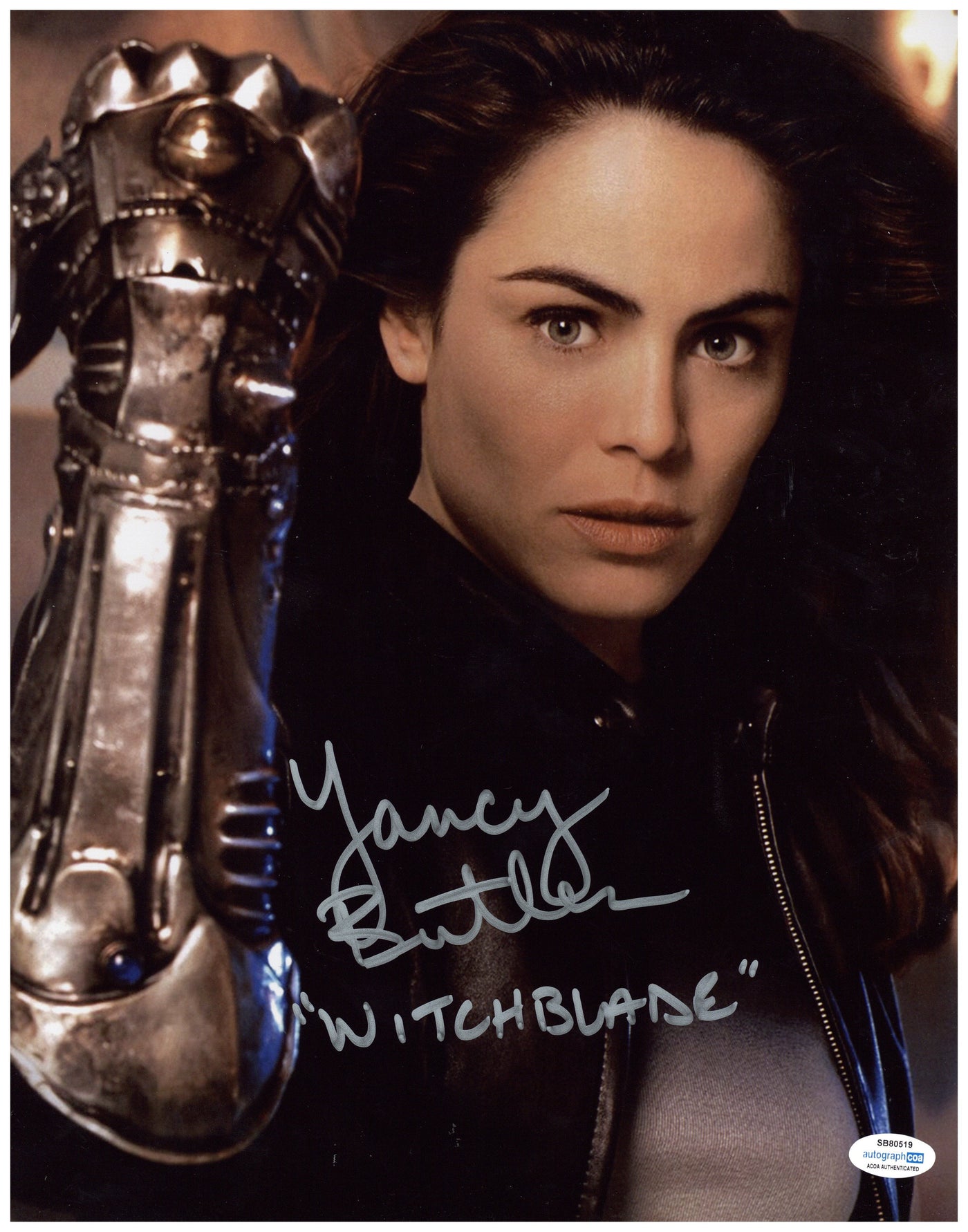 YANCY BUTLER SIGNED 11X14 PHOTO WITCHBLADE AUTOGRAPHED ACOA 2