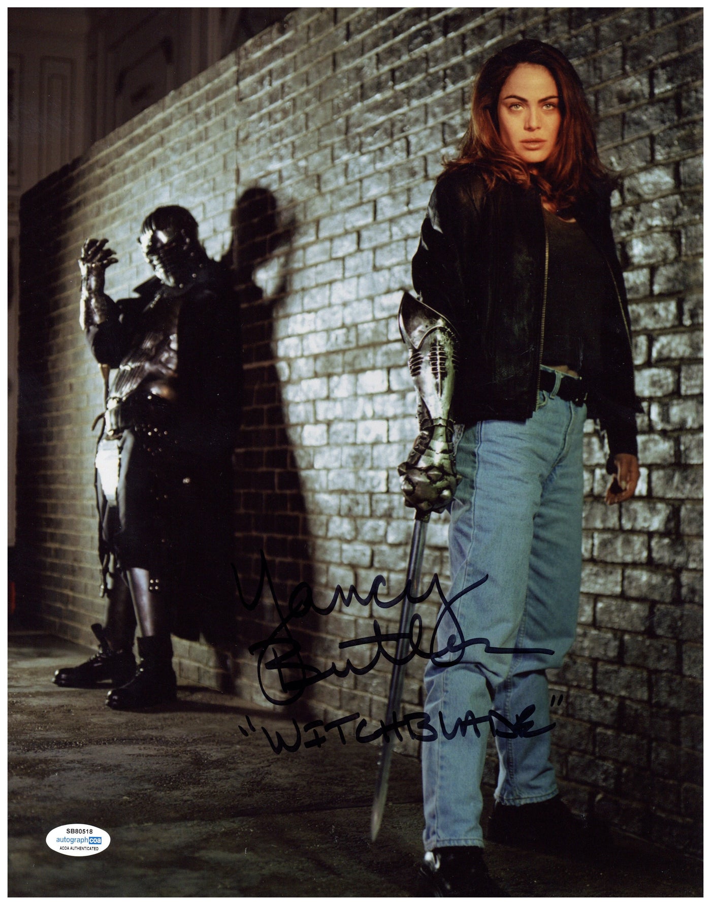 Yancy Butler Signed 11x14 Photo Witchblade Autographed ACOA