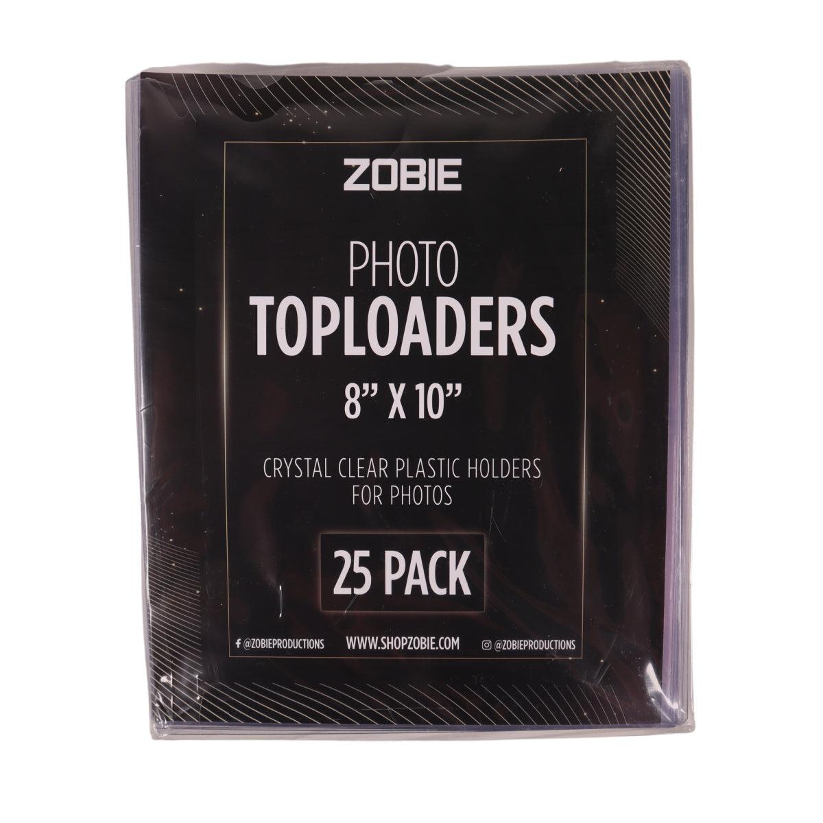 Zobie 8x10" Photo Toploaders - Crystal Clear Plastic Holders for Photos