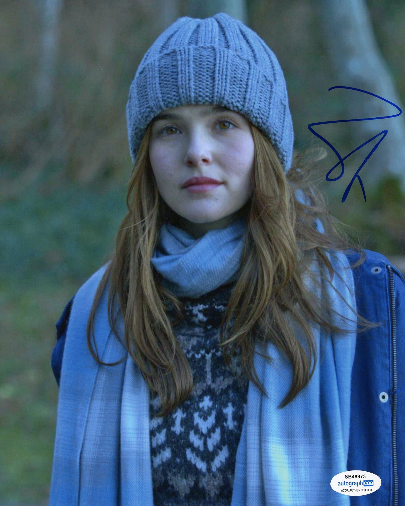 Zoey Deutch Signed 8x10 Photo Vampire Academy Autographed ACOA